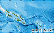 Satellite Map of Solomon Islands, single color outside, bathymetry sea, shaded relief sea