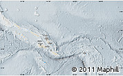 Shaded Relief Map of Solomon Islands, lighten, semi-desaturated