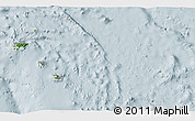 Satellite 3D Map of Temotu, lighten