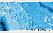 Shaded Relief 3D Map of Temotu, single color outside