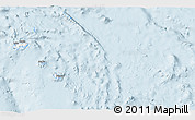 Silver Style 3D Map of Temotu, single color outside