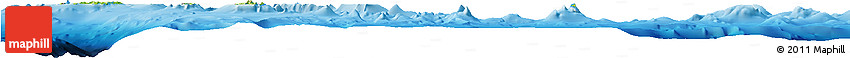 Physical Horizon Map of Temotu, single color outside