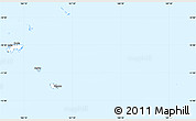 Gray Simple Map of Temotu, single color outside