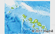 Physical 3D Map of Western, single color outside