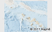 Shaded Relief 3D Map of Western, lighten