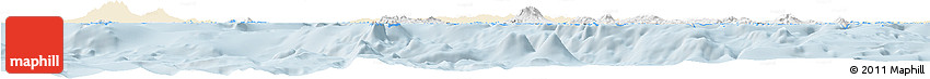 Classic Style Horizon Map of Western, single color outside