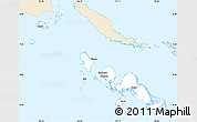 Classic Style Simple Map of Western, single color outside