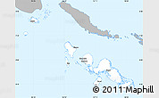 Gray Simple Map of Western, single color outside