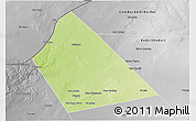 Physical 3D Map of Rab Dhuure, desaturated