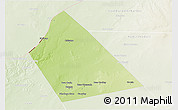 Physical 3D Map of Rab Dhuure, lighten