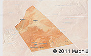 Satellite 3D Map of Rab Dhuure, lighten