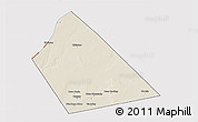 Shaded Relief 3D Map of Rab Dhuure, cropped outside