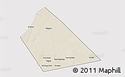 Shaded Relief 3D Map of Rab Dhuure, single color outside