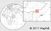 Blank Location Map of Rab Dhuure