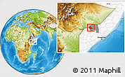Physical Location Map of Rab Dhuure, highlighted country, highlighted parent region