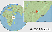Savanna Style Location Map of Rab Dhuure