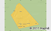 Savanna Style Map of Rab Dhuure, single color outside