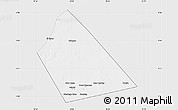 Silver Style Map of Rab Dhuure, single color outside