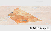 Satellite Panoramic Map of Rab Dhuure, lighten