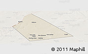 Shaded Relief Panoramic Map of Rab Dhuure, lighten