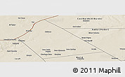 Shaded Relief Panoramic Map of Rab Dhuure