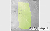Physical 3D Map of Tiyeeglow, desaturated