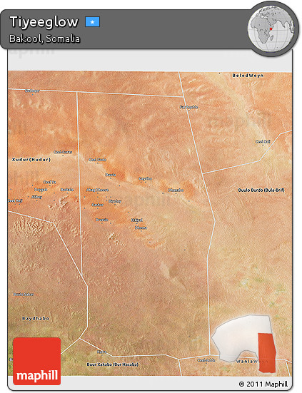 Satellite 3D Map of Tiyeeglow