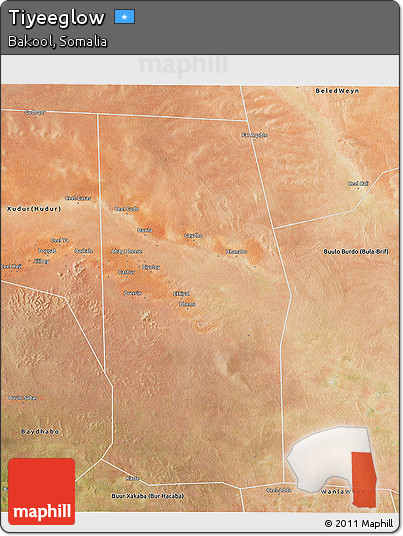 Satellite 3D Map of Tiyeeglow