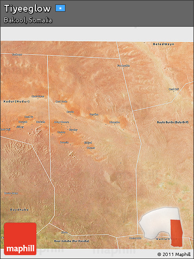 Satellite 3D Map of Tiyeeglow