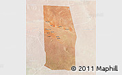 Satellite 3D Map of Tiyeeglow, lighten