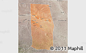 Satellite 3D Map of Tiyeeglow, semi-desaturated