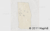 Shaded Relief 3D Map of Tiyeeglow, lighten, semi-desaturated