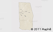 Shaded Relief 3D Map of Tiyeeglow, single color outside