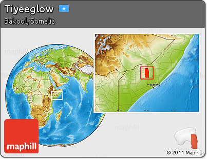 Physical Location Map of Tiyeeglow