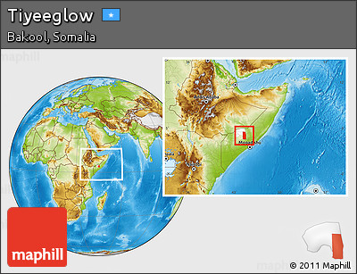 Physical Location Map of Tiyeeglow, highlighted parent region, within the entire country