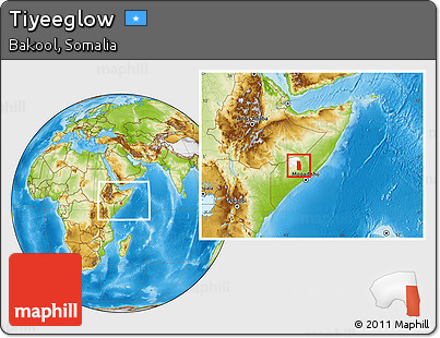 Physical Location Map of Tiyeeglow, highlighted parent region, within the entire country