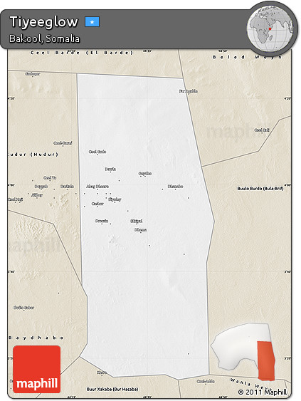 Classic Style Map of Tiyeeglow