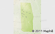 Physical Map of Tiyeeglow, lighten