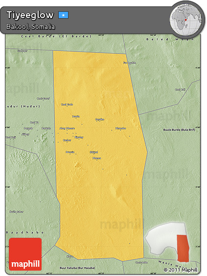 Savanna Style Map of Tiyeeglow