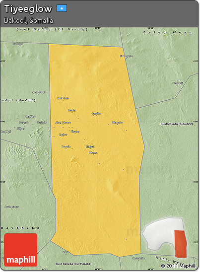Savanna Style Map of Tiyeeglow