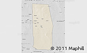 Shaded Relief Map of Tiyeeglow, desaturated