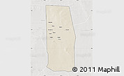 Shaded Relief Map of Tiyeeglow, lighten, semi-desaturated