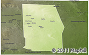 Physical Panoramic Map of Tiyeeglow, darken