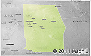 Physical Panoramic Map of Tiyeeglow, desaturated