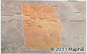 Satellite Panoramic Map of Tiyeeglow, semi-desaturated