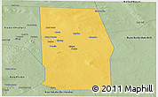 Savanna Style Panoramic Map of Tiyeeglow