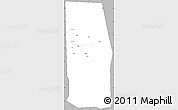 Gray Simple Map of Tiyeeglow