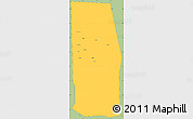Savanna Style Simple Map of Tiyeeglow