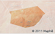 Satellite 3D Map of Wajid, lighten