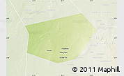 Physical Map of Wajid, lighten